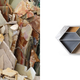 Illustration for article titled Youd Never Guess These Shelves Are Made From Earthquake Rubble
